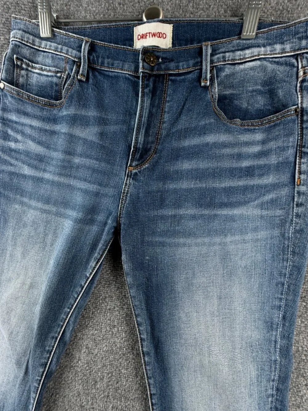 Driftwood Candace Scalloped Hem Blue Jean Women 31x26 Cotton Spandex ACTL 32X26